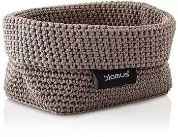 Blomus TELA Häkelkorb 10x15 cm taupe