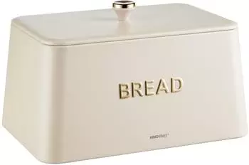 KINGHOFF eleganter Brotkasten aus Stahl 62392