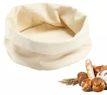 Westmark Brottasche Rund Baumwolle Hellbeige/Beige Ø20x12cm (6814227B)