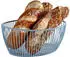 APS SVART Brotkorb Metall, hellblau, 20x15x8cm (30454)