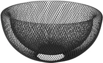 Justinus Obstkorb 29,5x29,5x15cm Schwarz