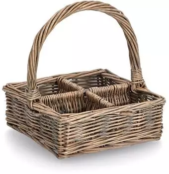 Zeller Tragekorb Weide 21x21x23cm (14178)