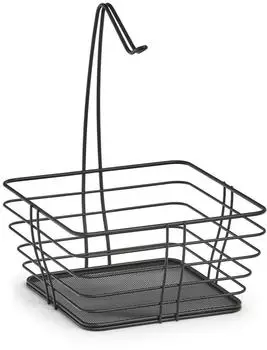 Zeller Obstkorb schwarz, 27x36x27cm (27420)
