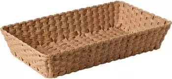 APS TWIRL Brotkorb GN 1/1, Polypropylen braun, mit Edelstahldraht (40370)