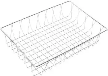 Olympia Draht-Pr&auml;sentationskorb, Edelstahl, 450x300x100mm (GM223)