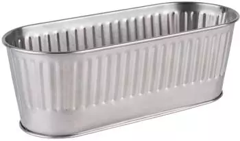 APS Utensilo Besteckbeh&auml;lter Edelstahl schwarz, 29,5x12cm (11752)
