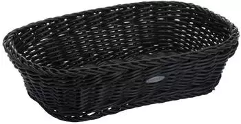 Westmark Aufbewahrungskorb rechteckig, Kunststoff, schwarz, 26,5x19x7cm (02036119101)
