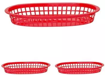 Hendi Servierkorb Fastfood-Stil rot, 272x175x38mm, 6 Stk. (426319)