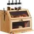 Gerster Brotkasten Bambus mit Schneidebrett, 39x26x32,5cm