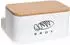 Gerster Theo&Cleo Brotkasten Metall mit Bambusdeckel, mehrfarbig (18x14x30cm)