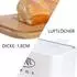 Gerster Theo&Cleo Brotkasten Metall mit Bambusdeckel, mehrfarbig (18x14x30cm)
