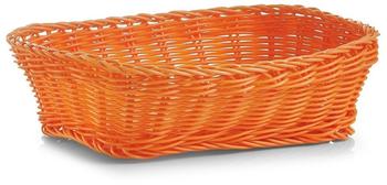 Zeller Brotkörbchen, rechteckig, Kunststoff, orange