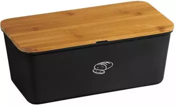 Kesper Brotbox 34 x 18 cm schwarz