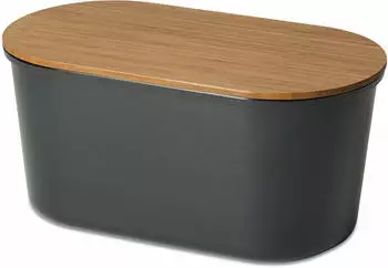 Echtwerk Brotbox Fresh 37 x 17 cm schwarz Echtwerk Brotbox Fresh 37 x 17 cm schwarz
