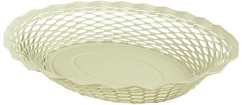 Roger Orfèvre Stainless steel bread or fruit basket 30 cm White