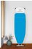 Wenko Bügeltischbezug Keramik m, Bügelbrettbezug, 125 x 40 cm, Blau, Baumwolle blau, Polyester weiß – blau