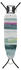 Brabantia Streckmetall Bügeltisch mit Dampfstopmulde, Bügel Tisch, Bügelbrett, Morning Breeze / Black, 110 x 30 cm, 117923