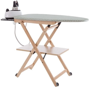 ARIT Arredamenti Italia B&uuml;geltisch verstellbar/klappbar, massives Buchenholz 135 x 88 x 45 cm Natur