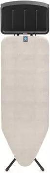 Brabantia B&uuml;geltisch C, 124 x 45 cm, Dst-Ablage Solide, B&uuml;gelfl&auml;che 124x45 cm, Fairtrade-zertifiziert, Denim Grey / Black (236143)