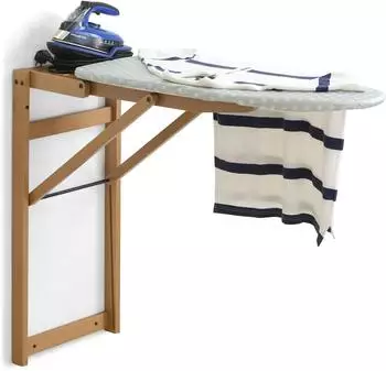 ARIT Stirojolly Wand-B&uuml;gelbrett, klappbar, Massivholz Buche, kirsche (633)