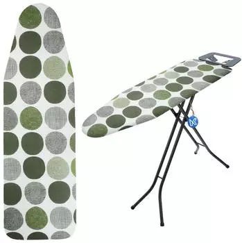 Kadax Bügelbrettbezug mit Kordelzug, Baumwolle, 120x40cm (K9578)