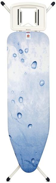 brabantia Bügeltisch B 124x38 cm mit Dampfstopmulde Solide Ice Water (108501)