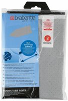Brabantia Baumwollbezug B, 124x38cm, 2mm Schaumst. - Metallised Zubeh&ouml;r B&uuml;geln