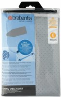 Brabantia Baumwollbezug E, 135x49cm, 2mm Schaumst. - Metallised Zubeh&ouml;r B&uuml;geln