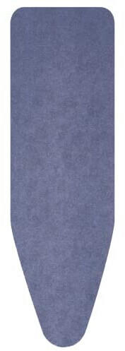 Brabantia Dicke Schaumstoff- und Filzpolsterung Bügelbrettbezug, Baumwolle, Denim-blau, Size B (124x38 cm)