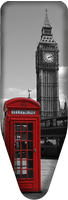 Bischof Colombo B&uuml;gelbrettbezug "London" 250g Molton-Posterung, 114x 36 cm