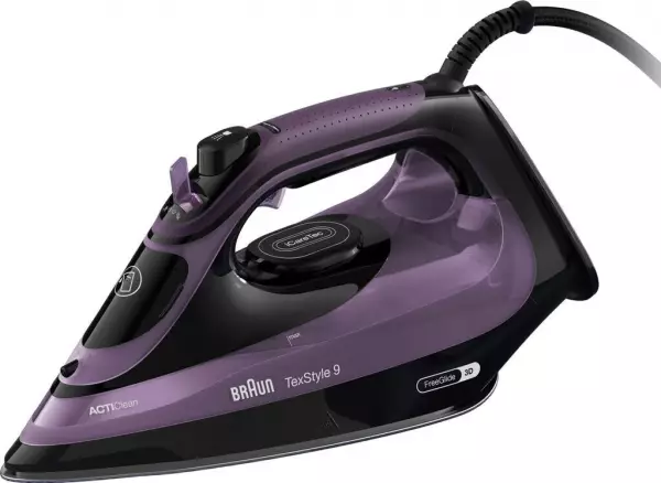 Braun TexStyle 9 SI 9661 VI Dampfbügeleisen violett