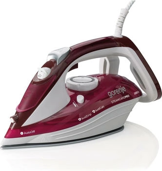 Gorenje SIH3000RBC Dampfbügeleisen Keramik-Bügelsohle Rot Gorenje SIH3000RBC Dampfbügeleisen Keramik-Bügelsohle Rot
