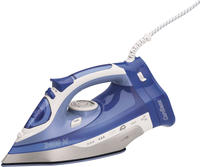 Clatronic DB 3706 B&uuml;geleisen Trocken- & Dampfb&uuml;geleisen Keramik-B&uuml;gelsohle Blau -