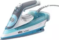 Braun Dampfb&uuml;geleisen "TexStyle 5 SI 5006 BL - 2.600 W, 180 g Dampfsto&szlig;, 300 ml