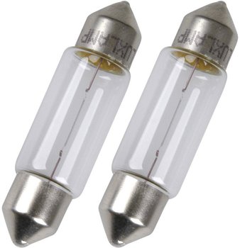 Cartrend C10W Soffittenlampe 2x Silver (77841)
