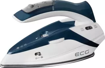 ECG NZ210 Travel Dampfbügeleisen Blau Weiß