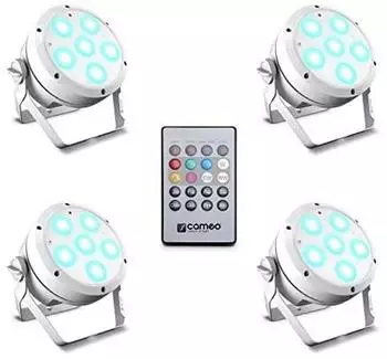 Cameo Root PAR 6 wei&szlig; (4-Pack)