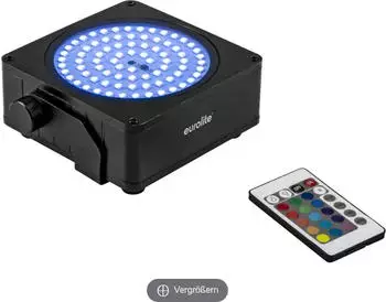 Eurolite AKKU IP Flat Light 81x RGBW-SMD-LEDs, schwarz (41700051)
