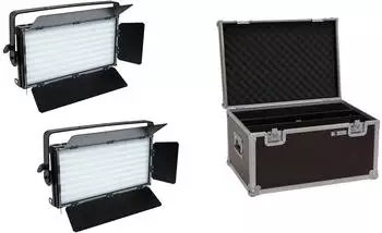 Eurolite LED PLL-480 CW/WW Panel Set 2x + Case (20000676)