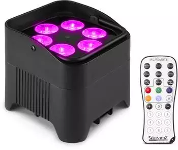 BeamZ BBP96S Akku-Uplight PAR 6x12W RGBAW-UV WDMX (150.591)