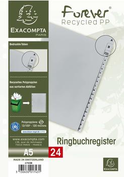 Exacompta Halbformat A-Z grau 24-teilig (1743B)