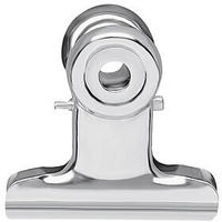 Maul 21750-96, MAUL Briefklemmer aus Metall, Farbe: nickel, Breite: 50 mm