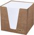 RNK Zettelbox Eco 9,2x9,2x9,2cm weiß inkl. ca. 900 Notizzettel weiß (46783)