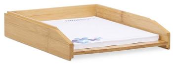 Relaxdays Briefablage 25x33x6cm braun (10022180_0)