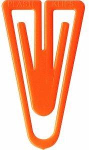 Laurel Büroklammern Plastiklips 35mm 1000 Stück orange