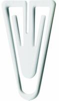 B&uuml;roklammern Plastiklips 35mm VE=1000 St&uuml;ck wei&szlig;