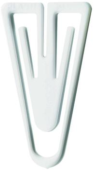 Laurel Büroklammern Plastiklips 25mm 500 Stück weiß