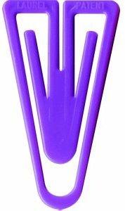 Laurel Büroklammern Plastiklips 35mm 200 Stück violett