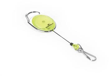 DURABLE Aufrollmechanismus JoJo Style mit Federhaken 80cm gelb (832704)