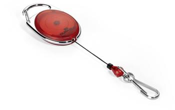 DURABLE Aufrollmechanismus JoJo Style mit Federhaken 80cm rot (832703)
